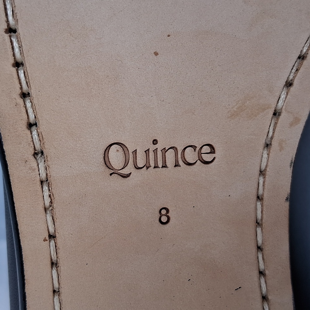 Quince Calfskin Leather Dress Chelsea Boots Black 8 - Picture 5 of 13